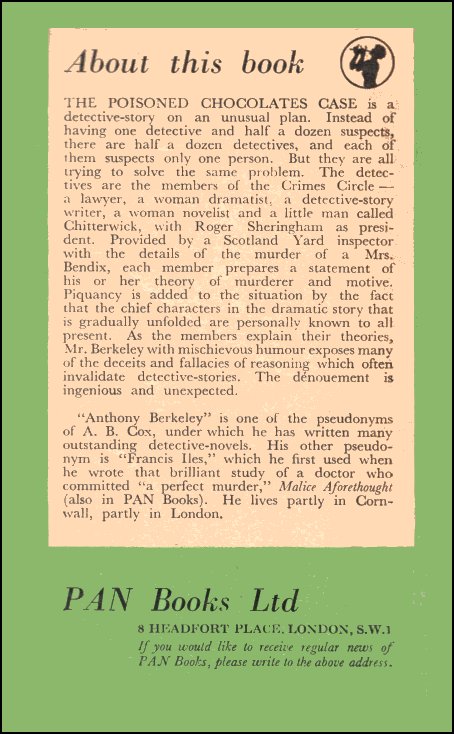 The Poisoned Chocolates Case