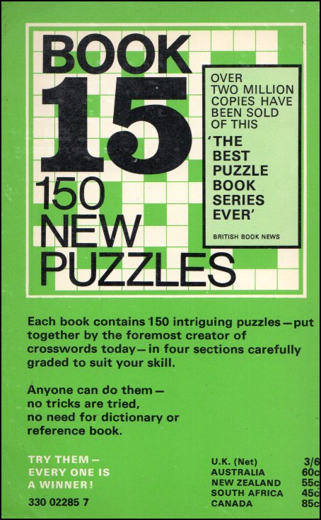 The Pan Book Of Crosswords 15