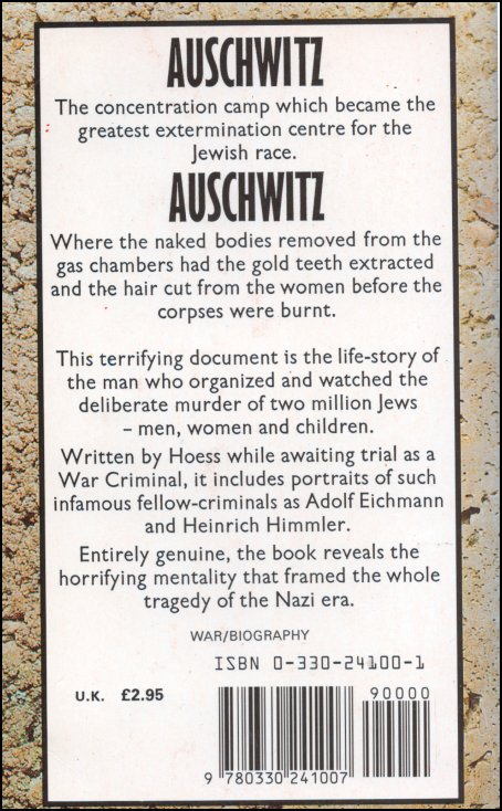 Commandant Of Auschwitz