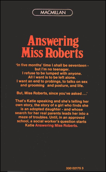 Answering Miss Roberts