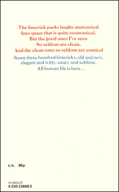 A Little Treasury of Limericks Fair and Foul