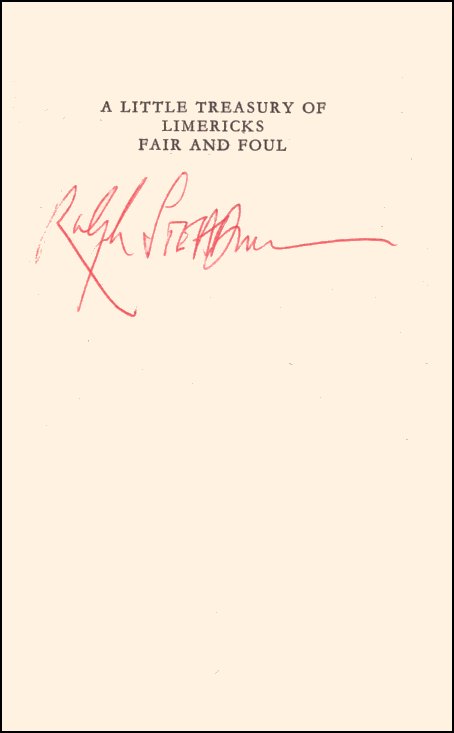 A Little Treasury of Limericks Fair and Foul