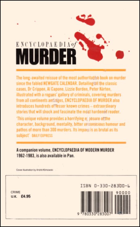 Encyclopaedia Of Murder