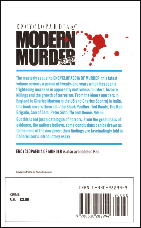 Encyclopaedia Of Modern Murder