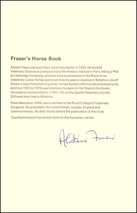 Frasers Horse Book
