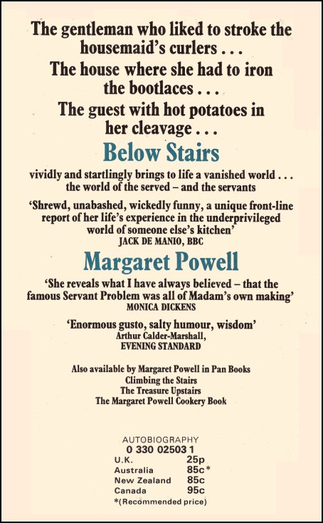 Below Stairs