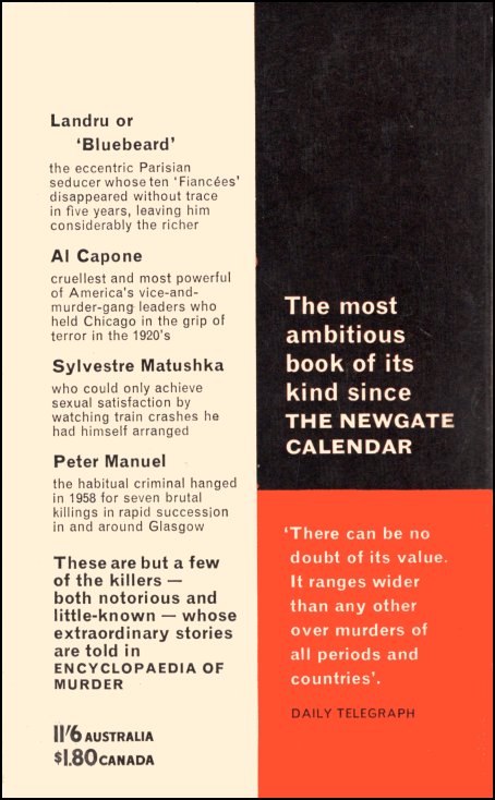 Encyclopaedia Of Murder