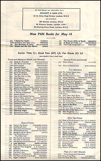 PAB Book List 1956