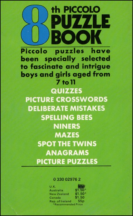8th Puzzle Book