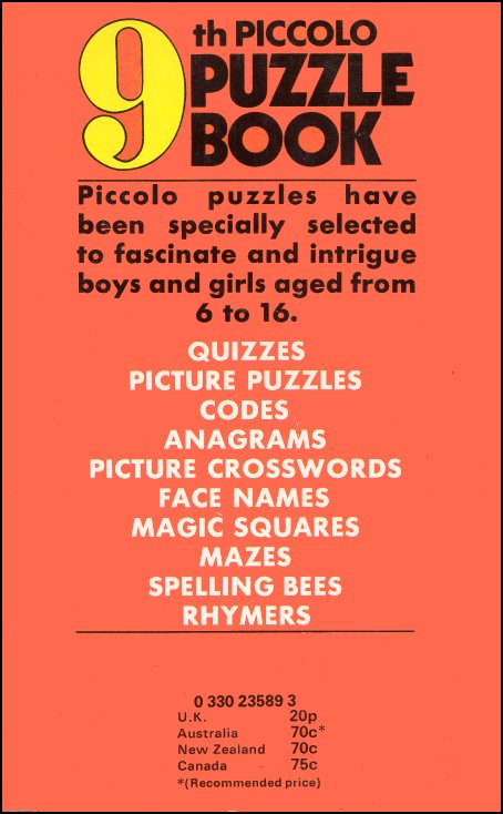 9th Puzzle Book